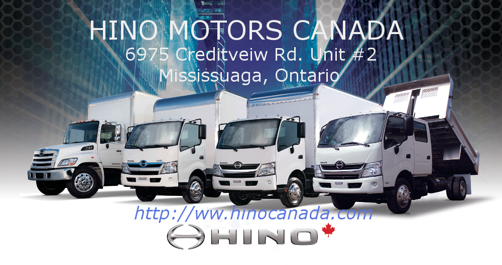 Hino Motors Canada, 6975 Creditview Rd. Unit 2, Mississuaga, Ontario